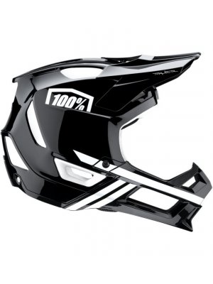 100% Trajecta Helmet W Fidlock Black/White